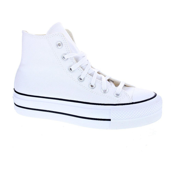 Zapatillas botas Converse zapatos Mujer modelo Chuck Taylor All Star Plataforma Blanco Cordón