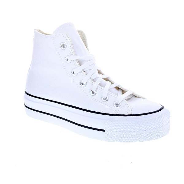 Zapatillas botas Converse zapatos Mujer modelo Chuck Taylor All Star Plataforma Blanco Cordón