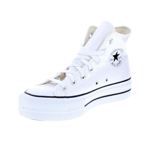 Zapatillas botas Converse zapatos Mujer modelo Chuck Taylor All Star Plataforma Blanco Cordón