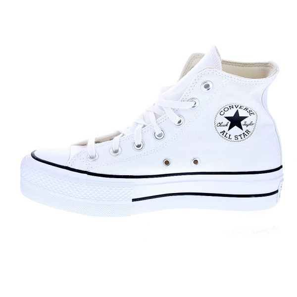 Zapatillas botas Converse zapatos Mujer modelo Chuck Taylor All Star Plataforma Blanco Cordón