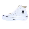 Zapatillas botas Converse zapatos Mujer modelo Chuck Taylor All Star Plataforma Blanco Cordón