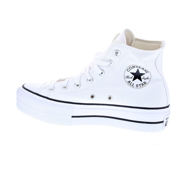 Zapatillas botas Converse zapatos Mujer modelo Chuck Taylor All Star Plataforma Blanco Cordón