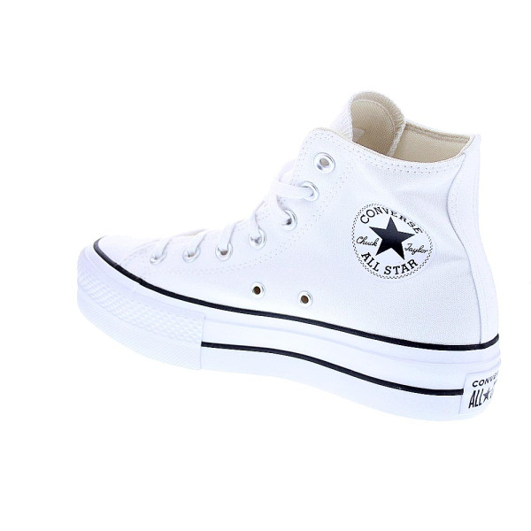 Zapatillas botas Converse zapatos Mujer modelo Chuck Taylor All Star Plataforma Blanco Cordón