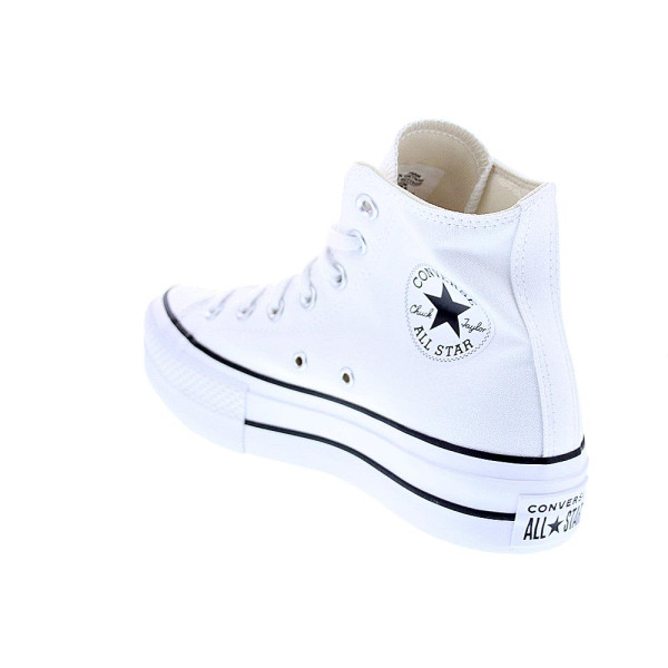 Zapatillas botas Converse zapatos Mujer modelo Chuck Taylor All Star Plataforma Blanco Cordón