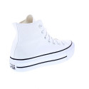 Zapatillas botas Converse zapatos Mujer modelo Chuck Taylor All Star Plataforma Blanco Cordón