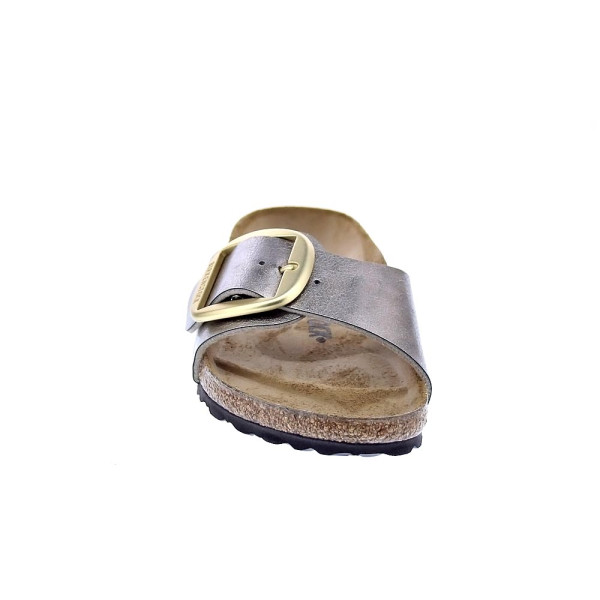 Sandalias Birkenstock zapatos Mujer modelo Madrid Big Buckle Plata Hebilla