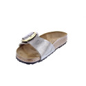 Sandalias Birkenstock zapatos Mujer modelo Madrid Big Buckle Plata Hebilla