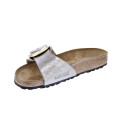 Sandalias Birkenstock zapatos Mujer modelo Madrid Big Buckle Plata Hebilla