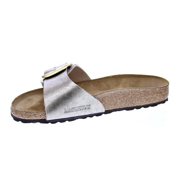 Sandalias Birkenstock zapatos Mujer modelo Madrid Big Buckle Plata Hebilla