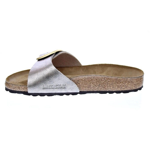 Sandalias Birkenstock zapatos Mujer modelo Madrid Big Buckle Plata Hebilla