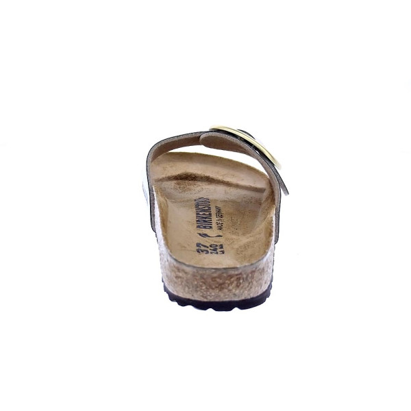 Sandalias Birkenstock zapatos Mujer modelo Madrid Big Buckle Plata Hebilla