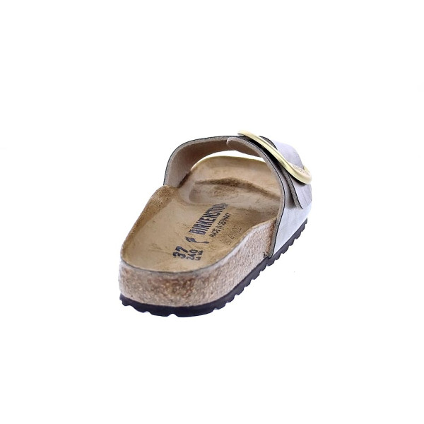 Sandalias Birkenstock zapatos Mujer modelo Madrid Big Buckle Plata Hebilla