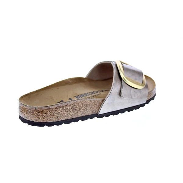 Sandalias Birkenstock zapatos Mujer modelo Madrid Big Buckle Plata Hebilla