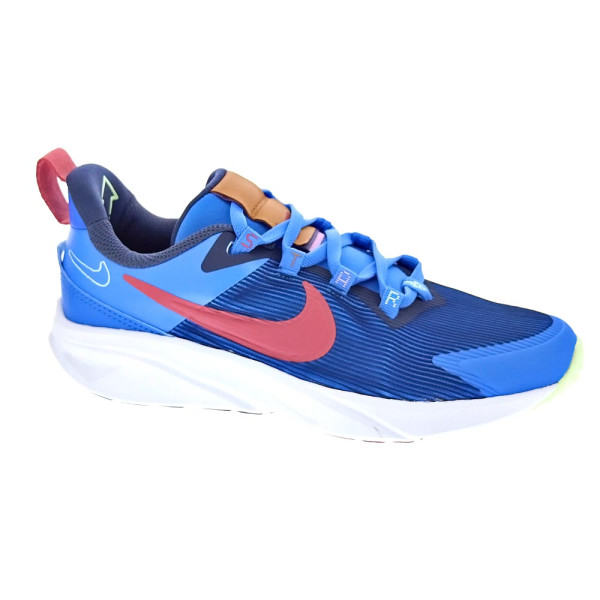 Zapatillas Nike zapatos Niño modelo Star Runner 4 Azul Elástico