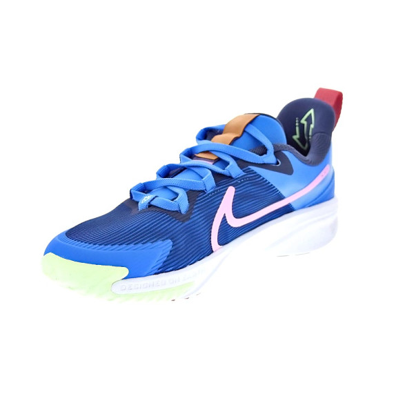 Zapatillas Nike zapatos Niño modelo Star Runner 4 Azul Elástico