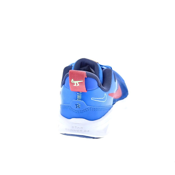 Zapatillas Nike zapatos Niño modelo Star Runner 4 Azul Elástico