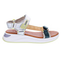 Sandalias Hoff zapatos Mujer modelo MANUI Plata Velcro