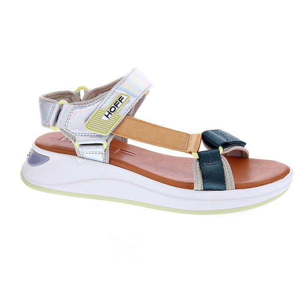 Sandalias Hoff zapatos Mujer modelo MANUI Plata Velcro