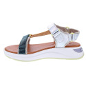 Sandalias Hoff zapatos Mujer modelo MANUI Plata Velcro