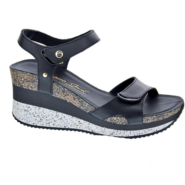 Sandalias Panama Jack zapatos Mujer modelo Sandalia mujer Nica Sport B10 negra Negro Velcro