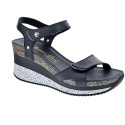 Sandalias Panama Jack zapatos Mujer modelo Sandalia mujer Nica Sport B10 negra Negro Velcro