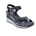 Sandalias Panama Jack zapatos Mujer modelo Sandalia mujer Nica Sport B10 negra Negro Velcro