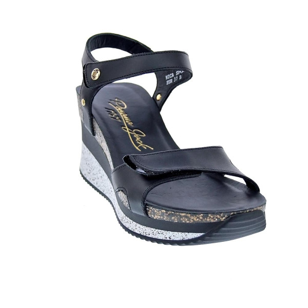 Sandalias Panama Jack zapatos Mujer modelo Sandalia mujer Nica Sport B10 negra Negro Velcro