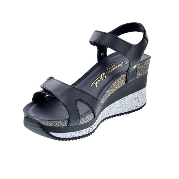 Sandalias Panama Jack zapatos Mujer modelo Sandalia mujer Nica Sport B10 negra Negro Velcro