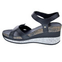 Sandalias Panama Jack zapatos Mujer modelo Sandalia mujer Nica Sport B10 negra Negro Velcro