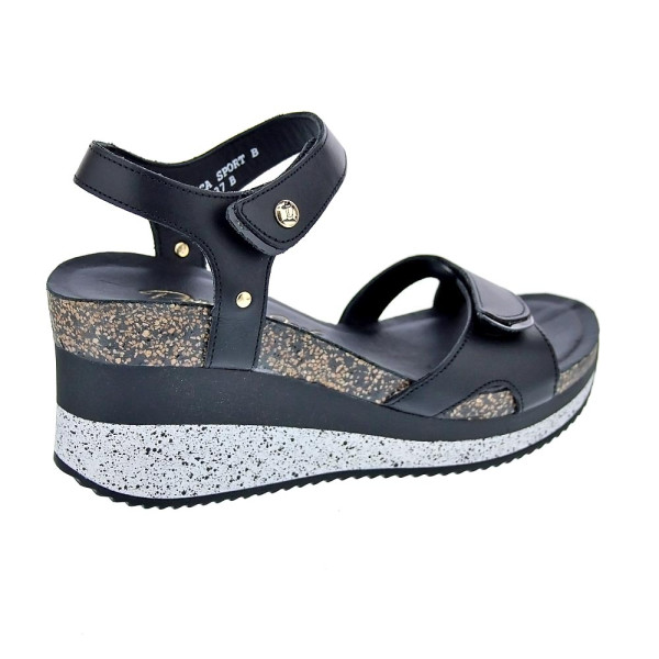 Sandalias Panama Jack zapatos Mujer modelo Sandalia mujer Nica Sport B10 negra Negro Velcro
