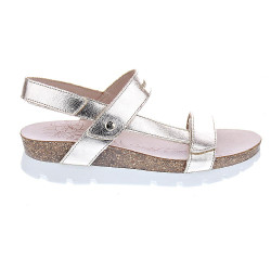 Sandalias Panama Jack zapatos Mujer modelo Selma Shine B1 Oro 