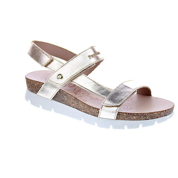 Sandalias Panama Jack zapatos Mujer modelo Selma Shine B1 Oro 