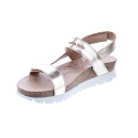 Sandalias Panama Jack zapatos Mujer modelo Selma Shine B1 Oro 