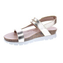Sandalias Panama Jack zapatos Mujer modelo Selma Shine B1 Oro 