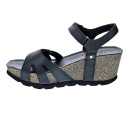 Sandalias Panama Jack zapatos Mujer modelo Romy B4 Negro 