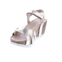 Sandalias Panama Jack zapatos Mujer modelo Romy Shine B1 Oro 
