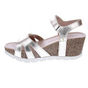 Sandalias Panama Jack zapatos Mujer modelo Romy Shine B1 Oro 