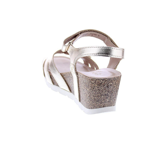 Sandalias Panama Jack zapatos Mujer modelo Romy Shine B1 Oro 
