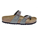 Sandalias Birkenstock zapatos Mujer modelo Mayari Gris Hebillas