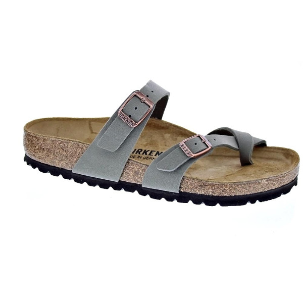 Sandalias Birkenstock zapatos Mujer modelo Mayari Gris Hebillas