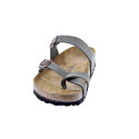 Sandalias Birkenstock zapatos Mujer modelo Mayari Gris Hebillas