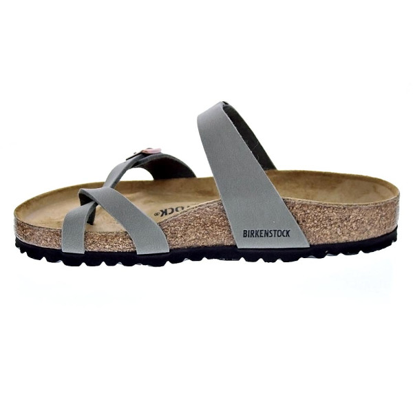 Sandalias Birkenstock zapatos Mujer modelo Mayari Gris Hebillas