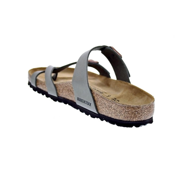 Sandalias Birkenstock zapatos Mujer modelo Mayari Gris Hebillas