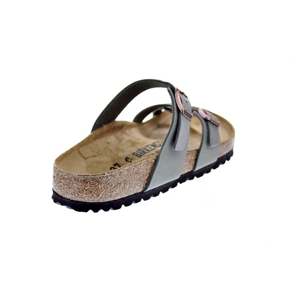 Sandalias Birkenstock zapatos Mujer modelo Mayari Gris Hebillas