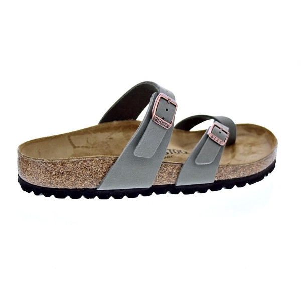 Sandalias Birkenstock zapatos Mujer modelo Mayari Gris Hebillas