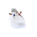 Mocasines Hey Dude zapatos Mujer modelo Wendy Peak Blanco Cordón