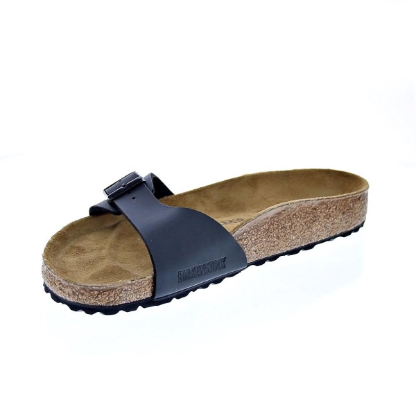 Sandalias Birkenstock zapatos Mujer modelo Madrid Negro Hebilla