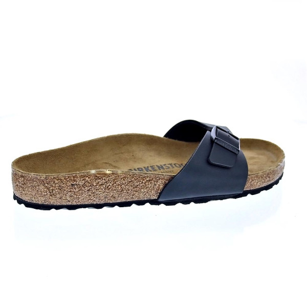 Sandalias Birkenstock zapatos Mujer modelo Madrid Negro Hebilla