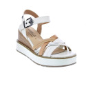 Sandalias Carmela zapatos Mujer modelo 161386 Beige 