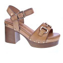 Sandalias Carmela zapatos Mujer modelo 161478 Marrón 